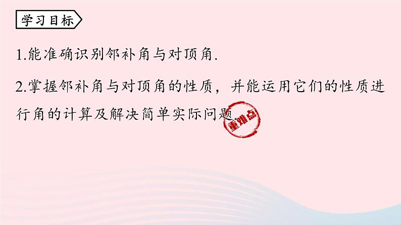 2023七下数学第5章相交线与平行线5.1相交线第1课时课件（人教版）第3页