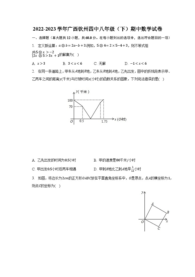 2022-2023学年广西钦州四中八年级（下）期中数学试卷（含解析）01