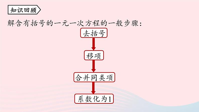 2023七上数学第三章一元一次方程3.3解一元一次方程二-去括号与去分母第2课时课件（人教版）第2页