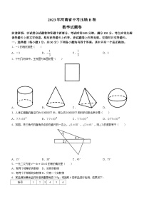 2023年河南省新乡市封丘县中考三模数学试题（含答案）