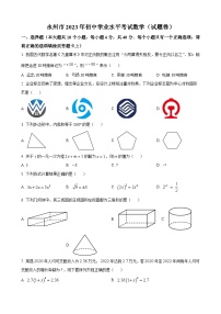 2023年湖南省永州市中考数学真题