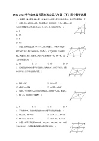 2022-2023学年山东省日照市岚山区八年级（下）期中数学试卷（含解析）