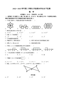 江苏省宿迁市泗阳县2022-2023学年七年级下学期期末数学试题（含答案）