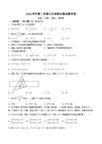 浙江省宁波市江北区2022-2023学年七年级下学期期末数学试题（含答案）