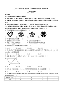 江苏省南通市市区2022-2023学年八年级下学期期末数学试题（含答案）