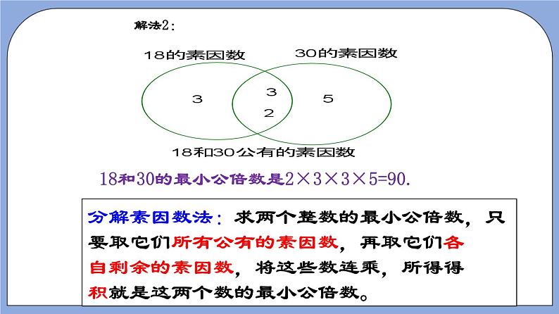 沪教版五四制数学六年级上册1.6 《公倍数与最小公倍数》精品教学课件+作业（含答案）08