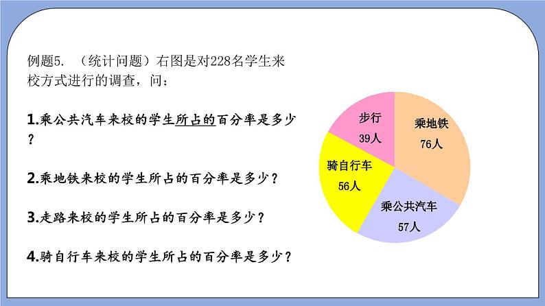 沪教版五四制数学六年级上册3.5《百分比的应用—统计问题》（第2课时）精品教学课件+作业（含答案）08