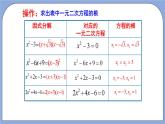 沪教版五四制数学年八年级上册17.4《一元二次方程的应用—二次三项式的因式分解》（第1课时）精品教学课件+作业（含答案）