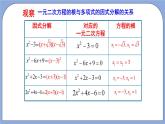 沪教版五四制数学年八年级上册17.4《一元二次方程的应用—二次三项式的因式分解》（第1课时）精品教学课件+作业（含答案）