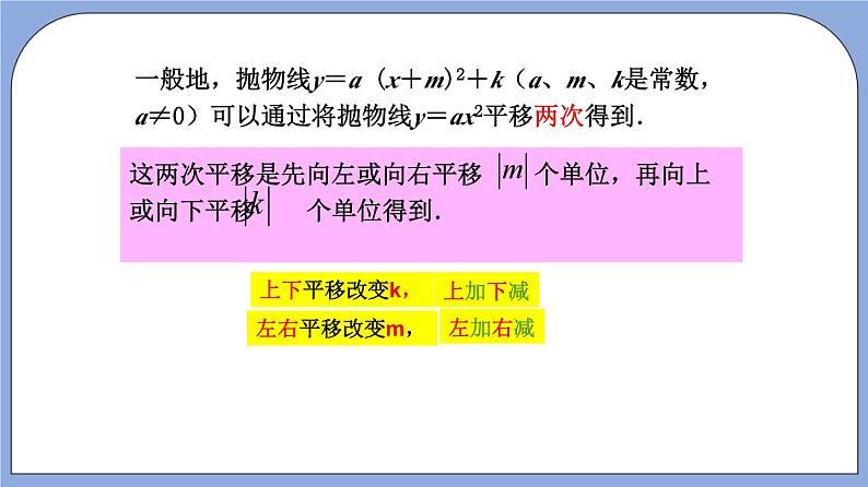 沪教版五四制数学九年级上册26.3《 二次函数y=ax2+bx+c的图像》（第1课时）精品教学课件+作业（含答案）08