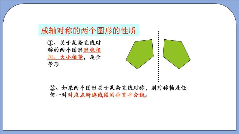 沪教版五四制数学七年级上册11.6《轴对称》精品教学课件+作业（含答案）03