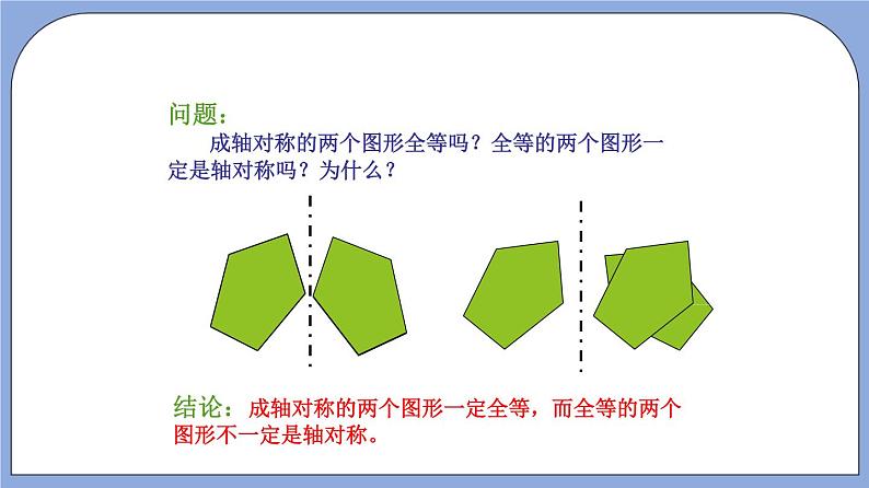 沪教版五四制数学七年级上册11.6《轴对称》精品教学课件+作业（含答案）07