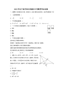 2023年辽宁省丹东市凤城市中考数学毕业试卷(含解析)