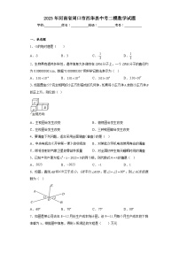 2023年河南省周口市西华县中考二模数学试题（含解析）