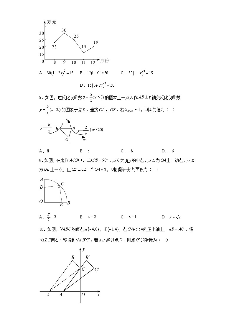 2023年河南省周口市西华县中考二模数学试题（含解析）02