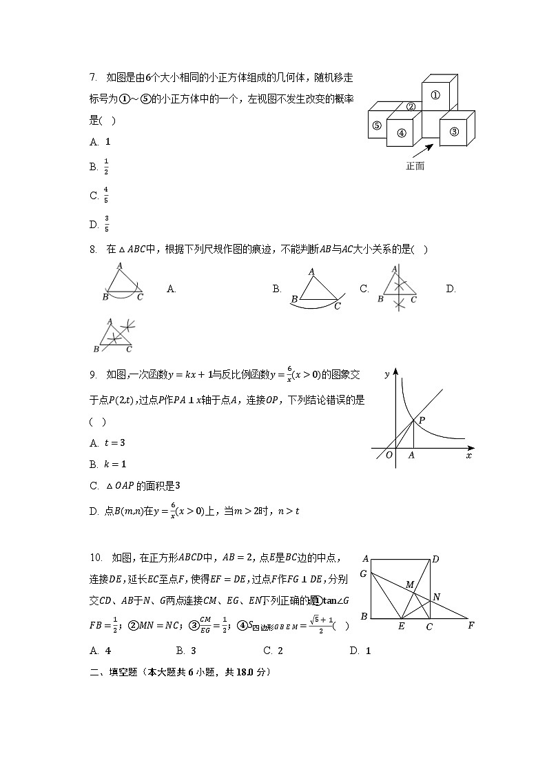 2023年内蒙古呼和浩特市和林格尔重点中学中考数学二模试卷（含解析）02