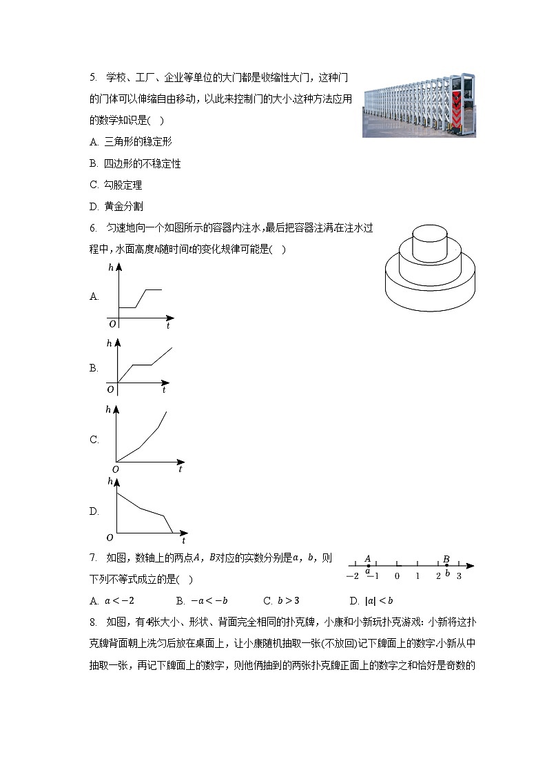 2023年山西省运城市中考数学二模试卷2023年山西省运城市中考数学二模试卷02