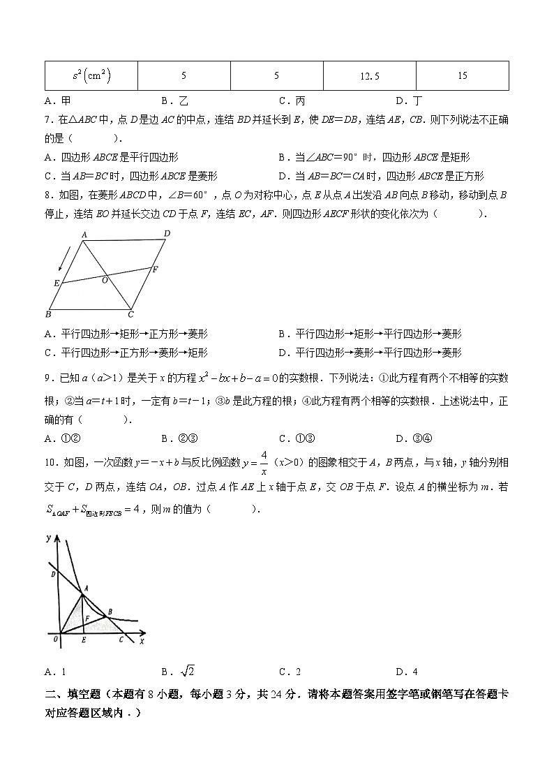 浙江省绍兴市上虞区2022-2023学年八年级下学期期末数学试题（含答案）02
