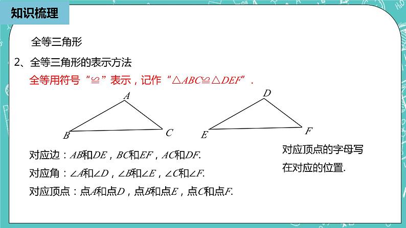 人教版数学八上 第十二章全等三角形 小结复习1 课件04