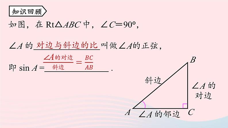 2023九年级数学下册第二十八章锐角三角函数28.1锐角三角函数课时4课件（人教版）第2页