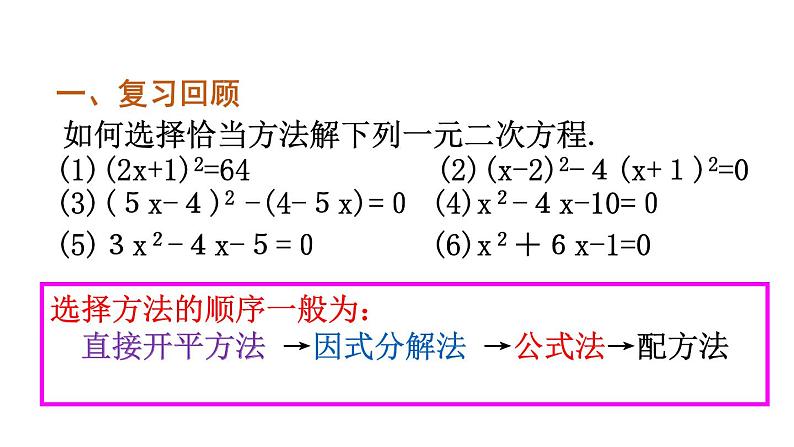 第1章 一元二次方程 苏科版九年级数学上册复习课件第4页