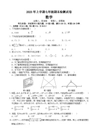 湖南省长沙市雅礼教育集团2022-2023学年七年级下学期7月期末数学试题（含答案）