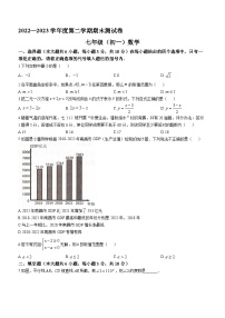 江西省南昌市2022-2023学年七年级下学期6月期末数学试题（含答案）