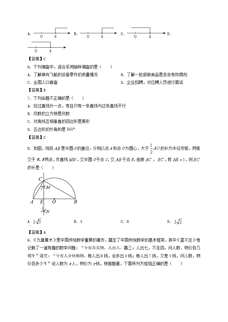 _2022年辽宁盘锦中考数学真题及答案第2页