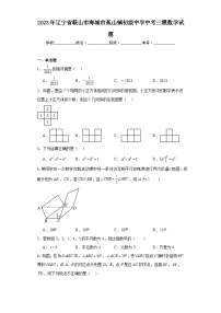 2023年辽宁省鞍山市海城市孤山镇初级中学中考三模数学试题（含解析）