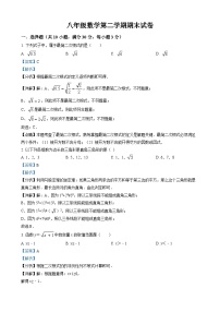 八年级下学期期末复习数学试卷（解析版）