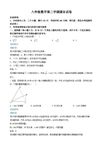 八年级下学期期末数学试题（解析版）