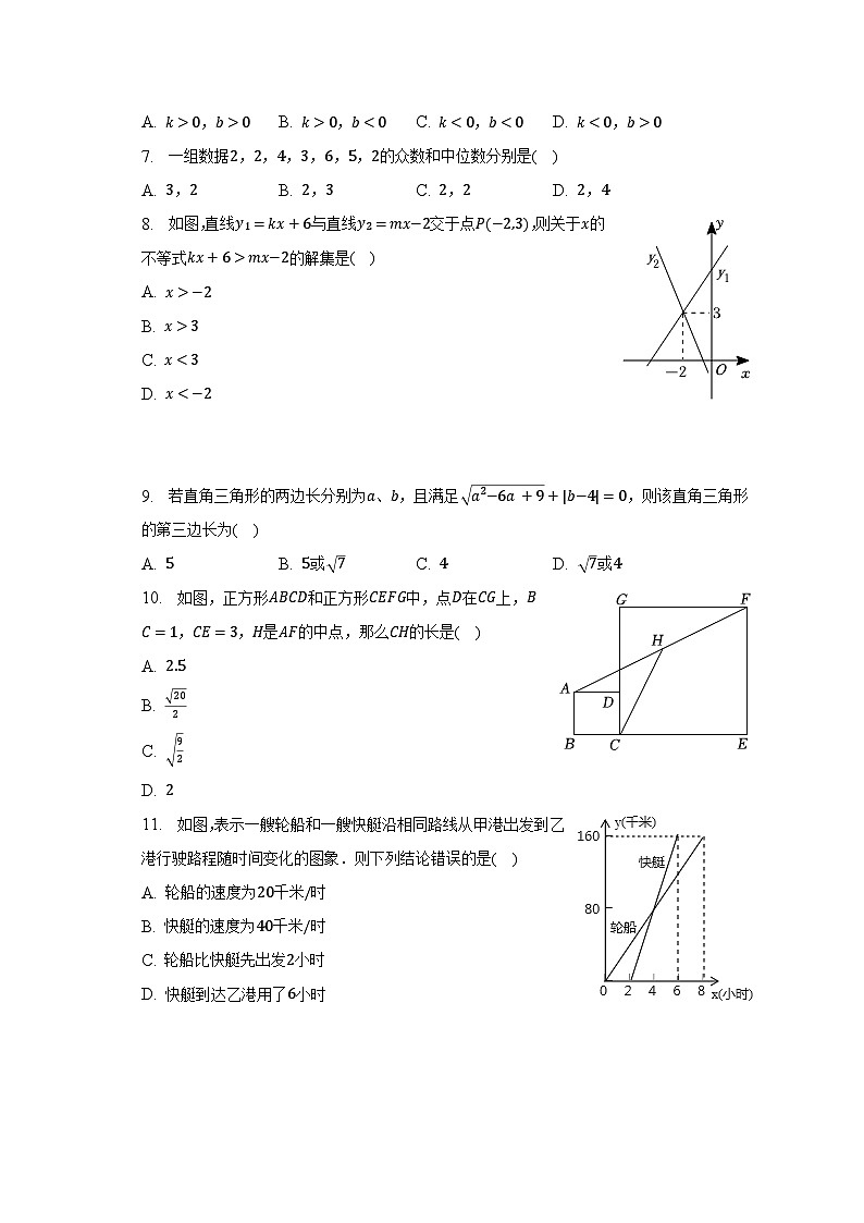 2022-2023学年天津市和平区益中学校八年级（下）期末数学试卷（含解析）第2页