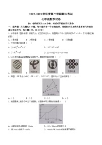 江西省吉安市新干县2022_2023学年七年级下学期期末数学试题（含答案）