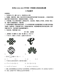 广东省深圳市龙岗区2022-2023学年八年级下学期7月期末数学试题（含答案）