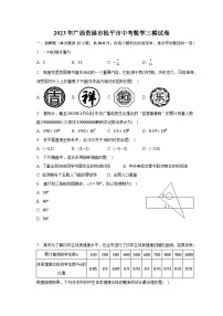 2023年广西贵港市桂平市中考数学三模试卷（含解析）