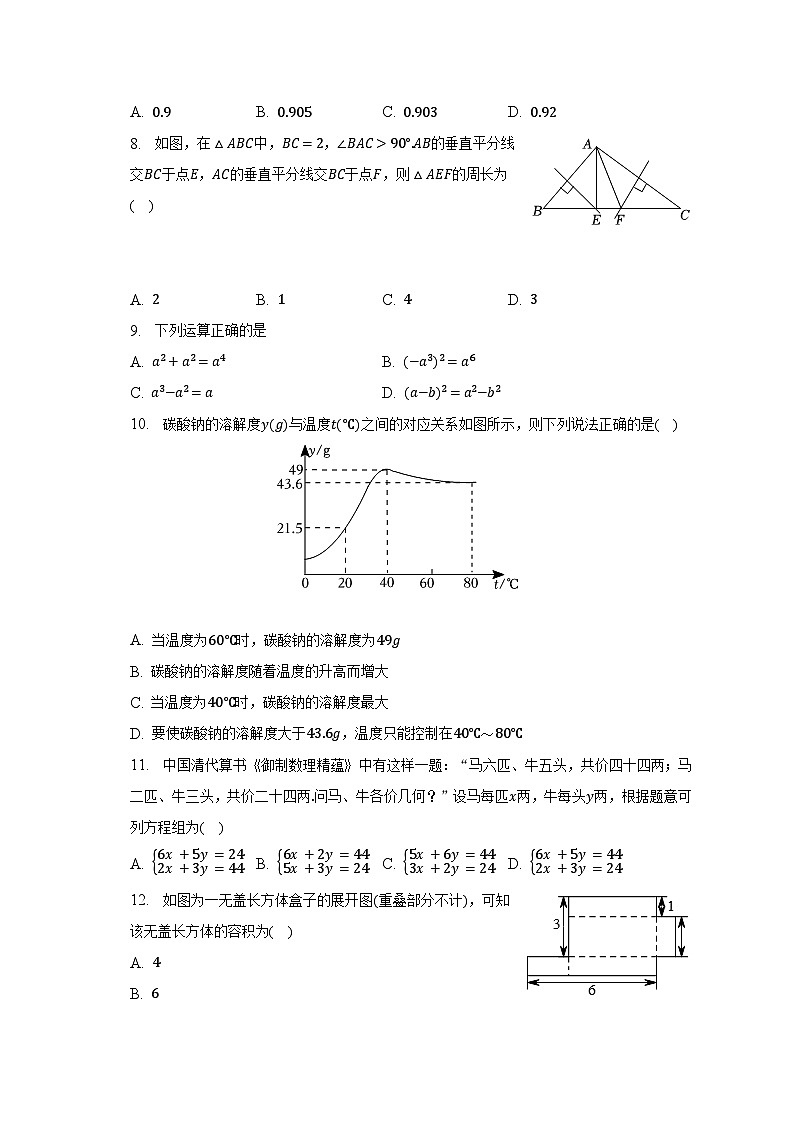 2023年广西贵港市桂平市中考数学三模试卷（含解析）02
