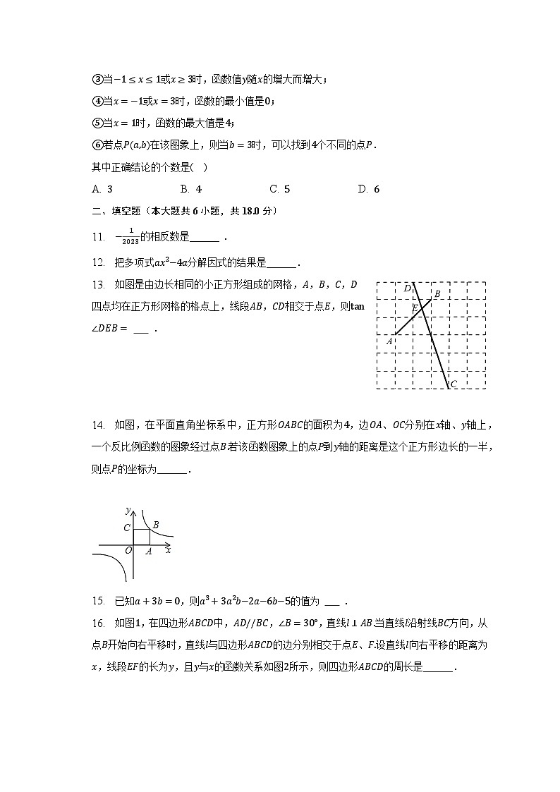 2022-2023学年四川省乐山市马边县九年级（下）期中数学试卷（含解析）03
