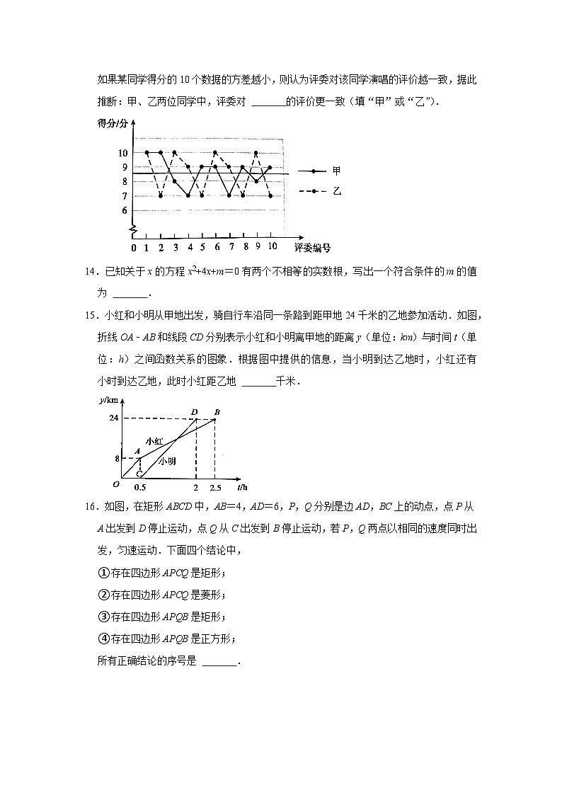 2022-2023学年北京市顺义区八年级（下）期末数学试卷（无答案）03