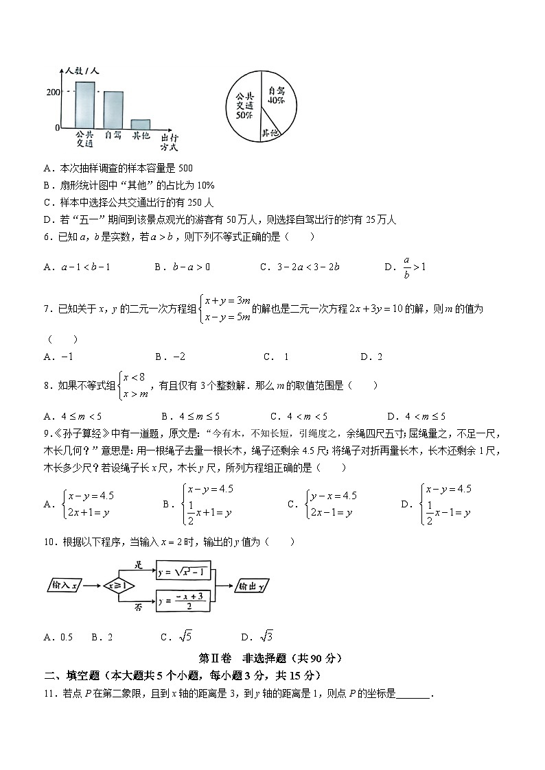 山西省朔州市+右玉县教育集团初中部2022-2023学年七年级下学期7月期末数学试题（含答案）02