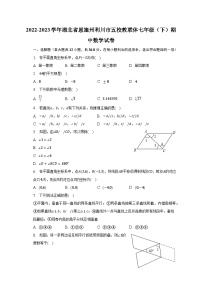 2022-2023学年湖北省恩施州利川市五校教联体七年级（下）期中数学试卷（含解析）