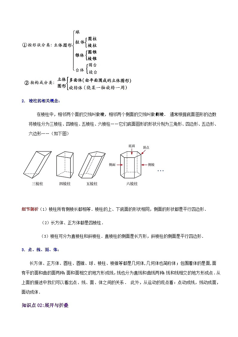 第1章《丰富的图形世界》（导图+知识点+考点提优练）-【培优方案】2023-2024学年七年级数学上册章节重点复习考点讲义（北师大版）02