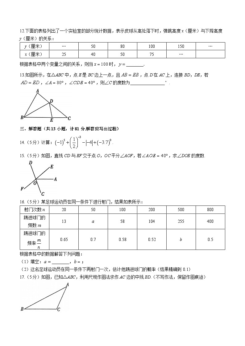 陕西省榆林市子洲县2022-2023学年七年级下学期6月期末数学试题（含答案）第3页