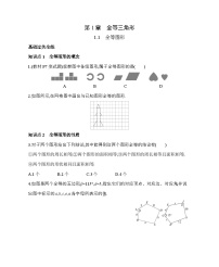 初中数学苏科版八年级上册第一章 全等三角形1.1 全等图形习题