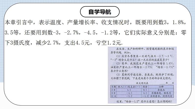 人教版初中数学七年级上册 1.1 正数和负数 课件+教案+导学案+分层练习（含教师+学生版）06