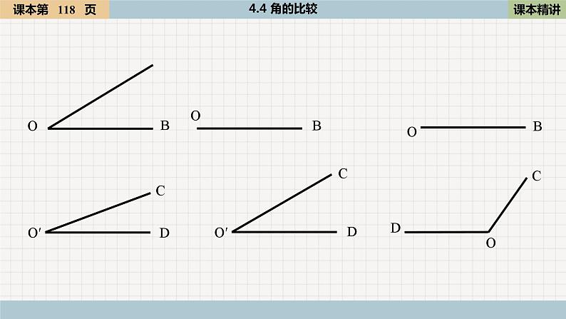 北师大版数学七上4.4 角的比较（课件PPT）第5页