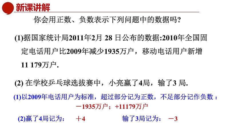 青岛版数学七上2.1有理数（课件PPT）05