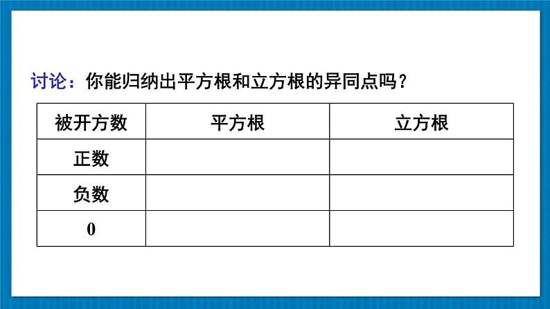 11.1.2 立方根 初中数学华师大版八年级上册课件06