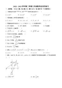 福建省福州延安中学2022-2023学年八年级下学期适应性练习数学试卷(含答案)