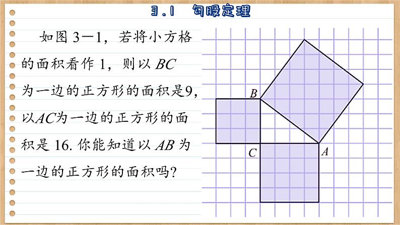 苏科版数学八上3.1 勾股能理 （课件PPT）04