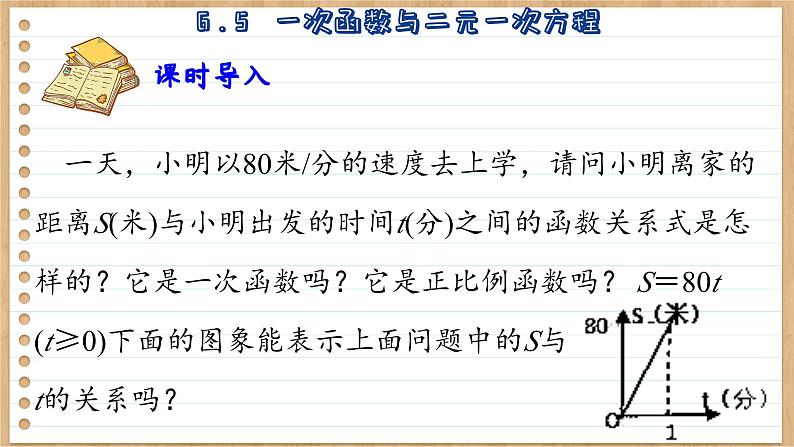 苏科版数学八上6.5  一次函数与二元一次方程 （课件PPT）03